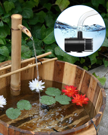 Biling Solar Water Fountain Pump, Solar Bird Bath, Outdoor with Tubing, Solar Powered Fountain Pump for Pond BirdBath, Garden, Pool, Fish Tank,Backyard