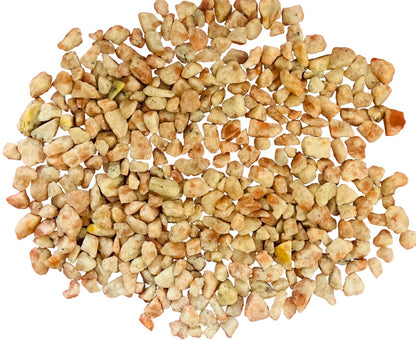 Indian Consigners Sunstone Tumbled Gemstone Chips – 100g Natural Crushed Healing Crystals for Energy, Mood Boosting, Manifestation & Home Décor