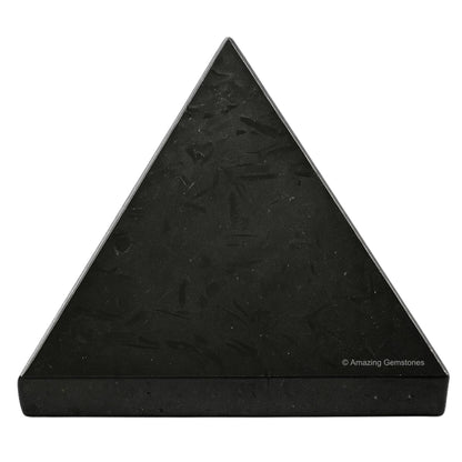 Amazing Gemstone Black Tourmaline Pyramid Crystal Healing Stones - 2" Great Pyramid Figurine of Natural Stone Pyramid for Meditation, Reiki, Chakra Balancing and Crystal Pyramids Grid