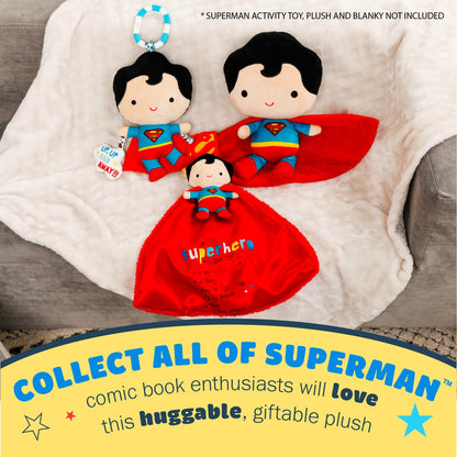 Kids Preferred WB DC Superman Cuteeze Extra Soft Plush Stuffed Superhero Toy for Baby and Toddler Boys and Girls – 12 Inch Size