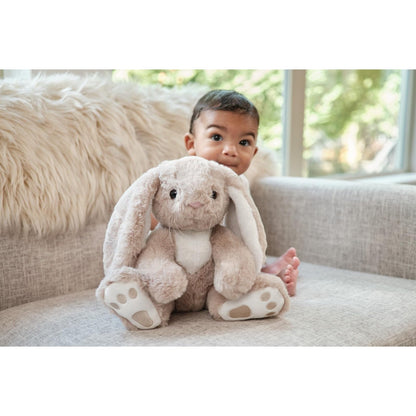 Bearington Boomer Easter Bunny Stuffed Animal - 10.5" Premium Soft Plush Easter Stuffed Animals for Everyday Cuddles and Playtime - Adorable Bunny Rabbit Plush Gift for Babies, Toddlers, and Kids