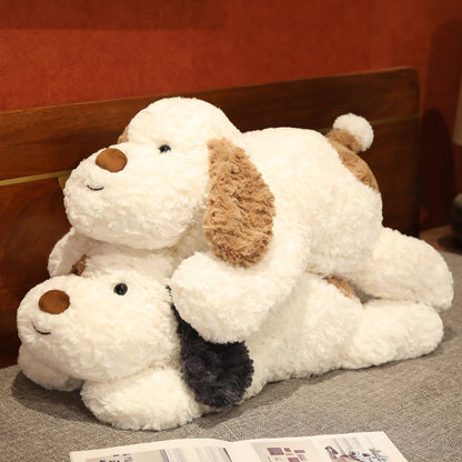 Hronsa Dog Weighted Stuffed Animal, 5.7 lbs 25.5 inch Weighted Dog Plush Toy Large Dog Stuffed Animals Weighted Puppy Plush Animals Pillow Toy Gifts for Adults & Kids, Brown