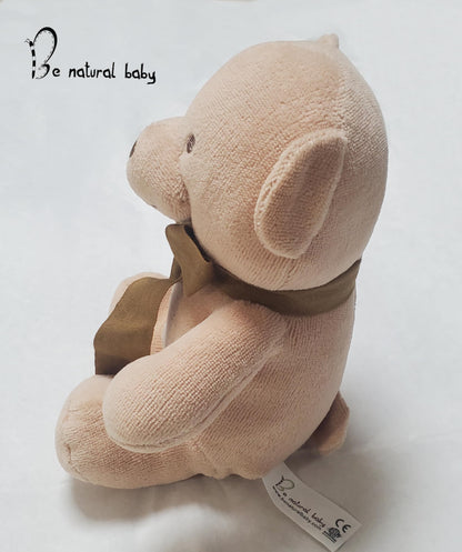 100% Organic Cotton Velour Teddy Bear for Baby Boy & Girl, Toddler Kids | GOTS Certified Eco-Friendly Clothes | Luxury Soft, Breathable & Comfortable Outfit