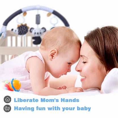 Pau1Hami1ton Baby Stroller Arch Toys, Car Seat Toys,Bouncer Toy Bar/Mobile for Bassinet,Adjustable Baby Hanging Toys Fit for Crib Bed,Stroller,Car Seat.S-19(Koala)