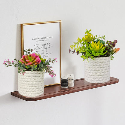 FOUSUKA Set of 2 Fake Succulents Plants Artificial Small Succulent Plants Potted for Home Decor Indoor Table Living Room Bedroom Bathroom Shelf Women Office Desk Accessories Decoration (Green)