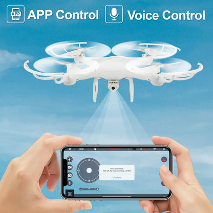 Cheerwing CW4 RC Drone with 720P HD Camera for Adults RC Quadcopter with Auto Hovering, One Key Start, Custom Flight