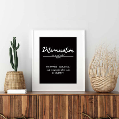 Outus 9 Pieces Inspirational Phrases Posters Wall Decor Motivational Sayings Quote Positive Prints for Teens Adults Living Room Office Classroom Bulletin Board Decor,Unframed,8 x 10 Inch (Black)