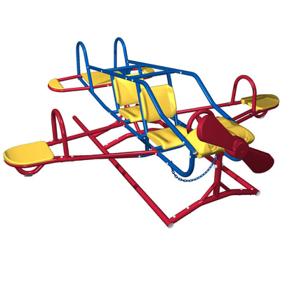 Lifetime Ace Flyer Airplane Teeter Totter - Primary Colors (151110)