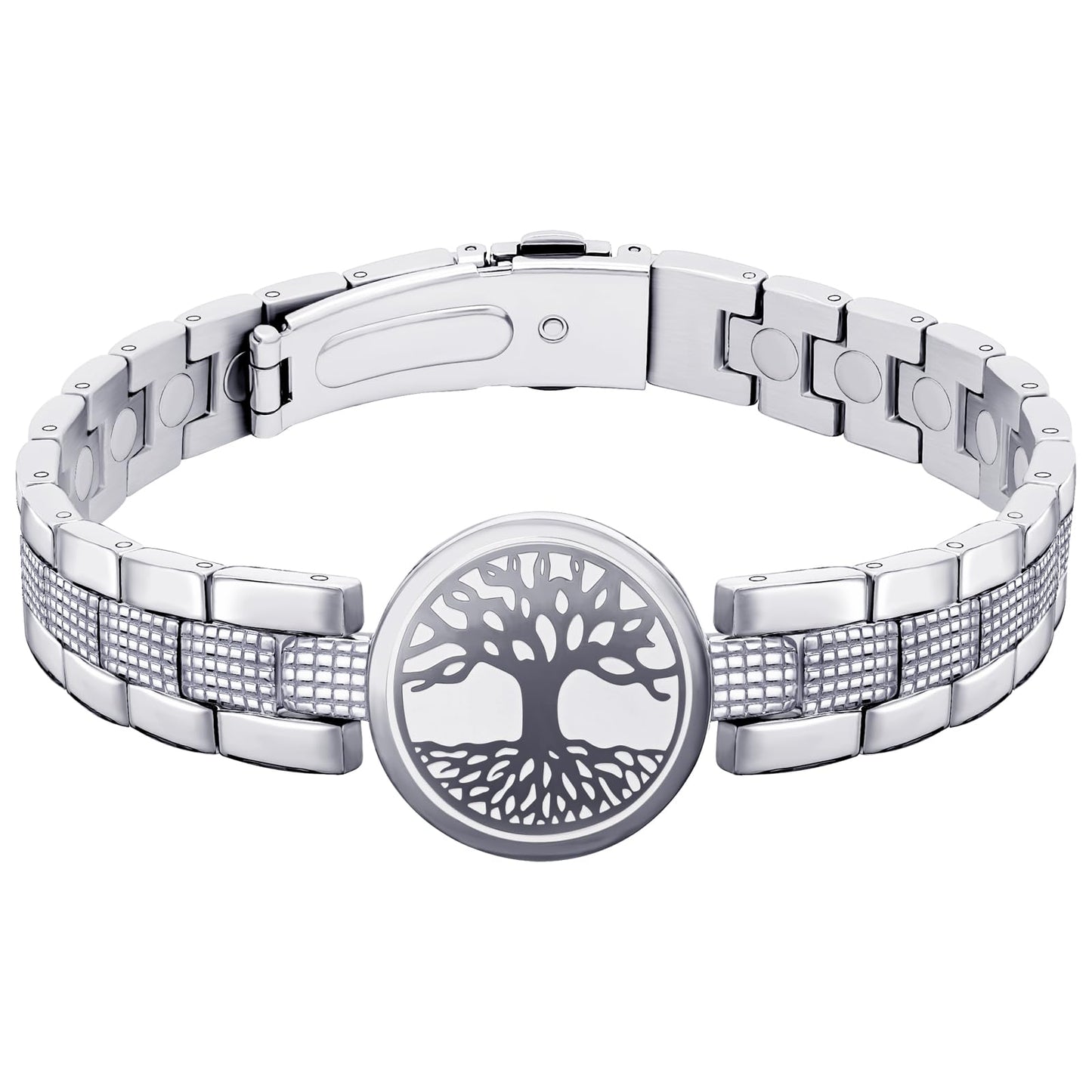 JEROOT Ultra Strength Magnetic Bracelet for Women | 3500-6000 Gauss Neodymium Magnets | Magnetic Therapy Jewelry with Adjustable Tool & Gift Packaging