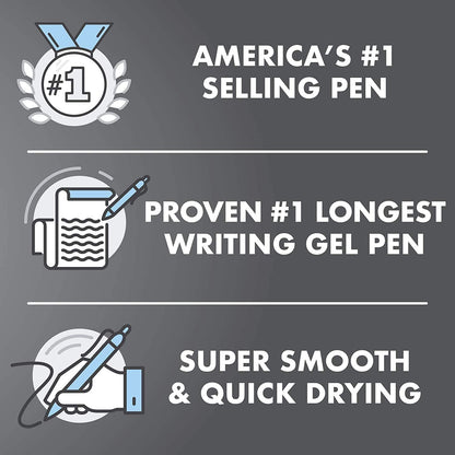 Pilot G2 Premium Refillable And Retractable Gel Ink Pens, Fine Point (0.7mm), 8 Colors, 8 Count (16606)