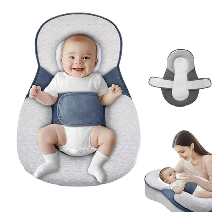 FOBSERD Baby Lounger Pillow for Infant Support Cushion Reflux Breastfeeding Pillow, Bottle Feeding, Tummy Time
