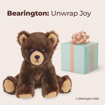 Bearington Lil' Grizby Grizzly Bear Stuffed Animal - 7" Realistic Soft Brown Teddy Bears Plush Toys - Lifelike Small Stuffed Animal Bear Plushies Gift for Babies and Kids on Birthdays and Holidays