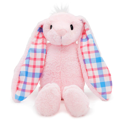Plushible Easter Bunny Stuffed Animal, 18" (Pink) - Plush, Soft Embroidered Stuffed Bunny Toy for Kids, Newborns, Boys & Girls, Cuddly and Adorable Plush Toys