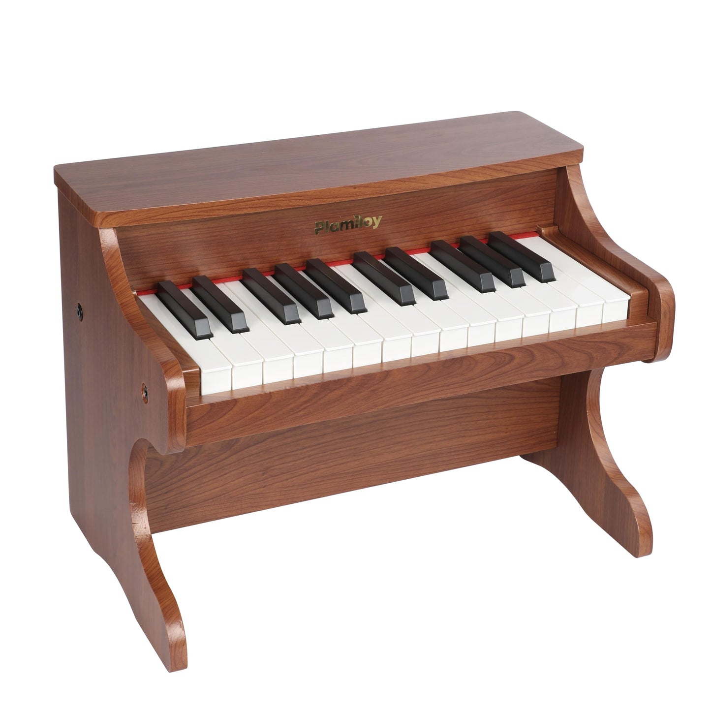 PLAMILOY Kids Piano, Toddler 25-Keys (Upright) Wooden Digital Keyboard Piano, First Instrument Toy for Baby Beginner 3 Ages+, Surprise Educational Early Learning Birthday Gift for Boys Girls
