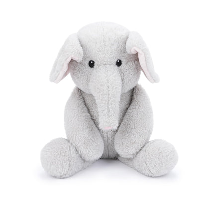 WEIGEDU Elephant Teddy Bear Stuffed Animals Plush Elephant Toys with Pink Ears Nose for Girls Boys Kids Babies Shower Bedtime Gifts, 15.7"