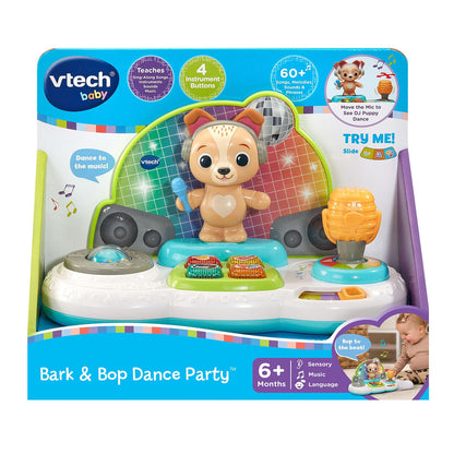 VTech Bark and Bop Dance Party Musical DJ Puppy Toy