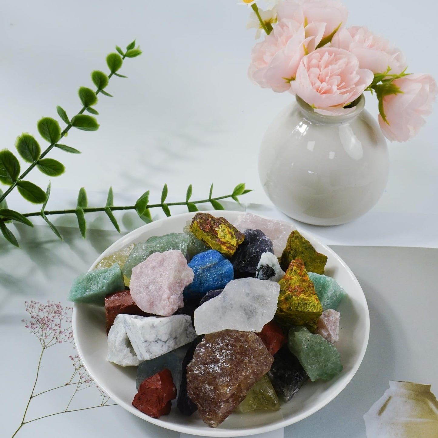 Raw Crystals, Large 1.2-2.0" Healing Crystal Natural Rough Stones for Intuition,Chakra,Meditation,Decoration,Polishing,Energy Work (Tiger's Eye, 3.5oz-0.8-1.2"raw Crystals)