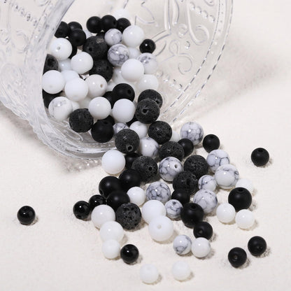 Songxi Stone Beads Bracelet Making Kit 300PCS, 6mm Loose Crystal Gemstone Beads for Bracelet Necklace Earring, DIY Crafts Beads for Jewelry Making for Couples Lovers Adults