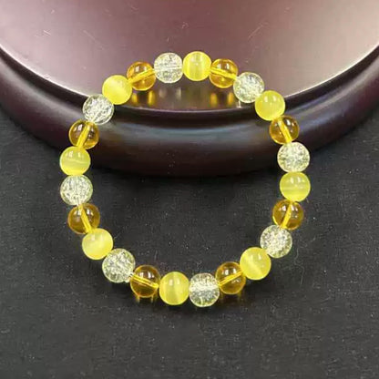 Long tiantian 3 PCS Money Bracelets Wealth Attraction for Women Green Jade Bracelet Feng Shui Bracelets Crystal Protection Jewelry Spiritual Gifts