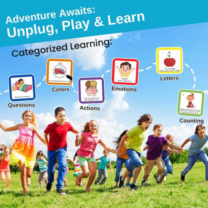 Thought-Spot Play & Learn Cube | Roll and Play Game for Toddlers | First Educational Game Ages 18+| Teaches Colors, Numbers, Letters, Emotions | Soft Cube with Activity Cards | Speech Therapy