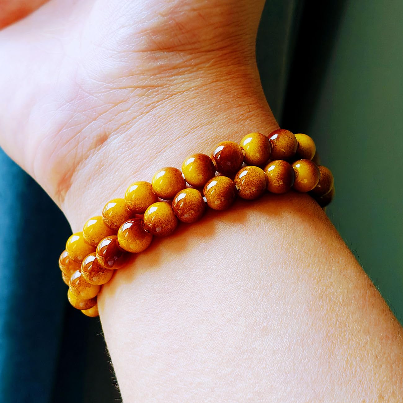 WEFRIN Evil Eye with Hematite Black Obsidian Tiger Eye Stone Triple Protection Bracelets for Men Women, Crystal Healing Stone Bracelet Bring Luck Prosperity and Happiness Jewelry (H-8mm(h))
