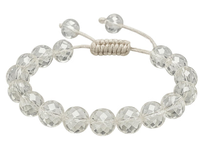 Amazing Gemstone Clear Quartz Bracelet for Women - Chakra Mens Bracelet Protection Crystals and Healing Stones - Blessing Bracelet Spiritual Meditation Gift Christmas Stocking