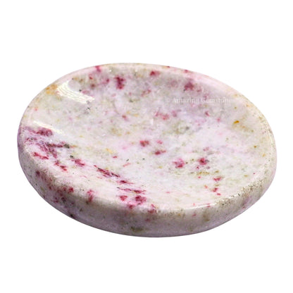 Amazing Gemstone Cinnabarite Worry Stone Crystals and Healing Stones - Worry Stones for Stress Relief Gifts - Piedra Crystal Fidget for Meditation - Unique Stocking Stuffers and Birthday Gifts