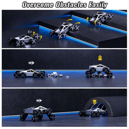 Bsgifts Remote Control Car, 8 Wheels RC Stunt Car with LED Lights & Music, 2.4GHz RC Drift Car for Boys Aged 6-14, Christmas Birthday Gift for Kids
