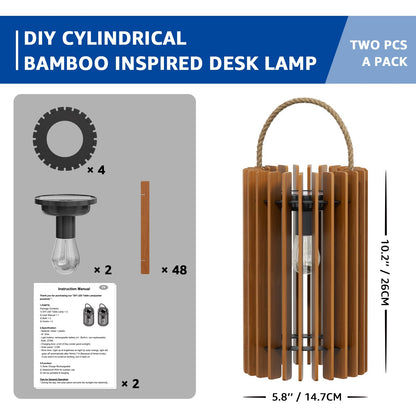 2-Pack Solar Lanterns Outdoor Hanging Portable Table Top Decorative Lamp DIY Lantern Lights Water-Resistant for Outside Patio Yard Garden Porch