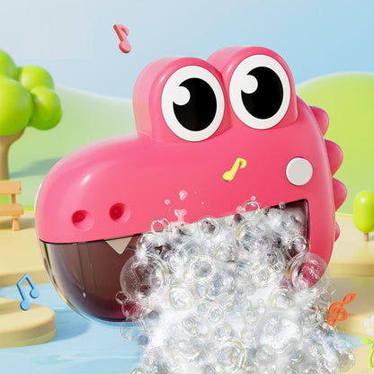 Bubble Machine for Bath Tub - Cute Frog Crocodile Bathing Toys for bathtimee | babyy Bathtub Bubble Machine Maker | Animal bathtimee Shower Toys for babyy Boy Girl