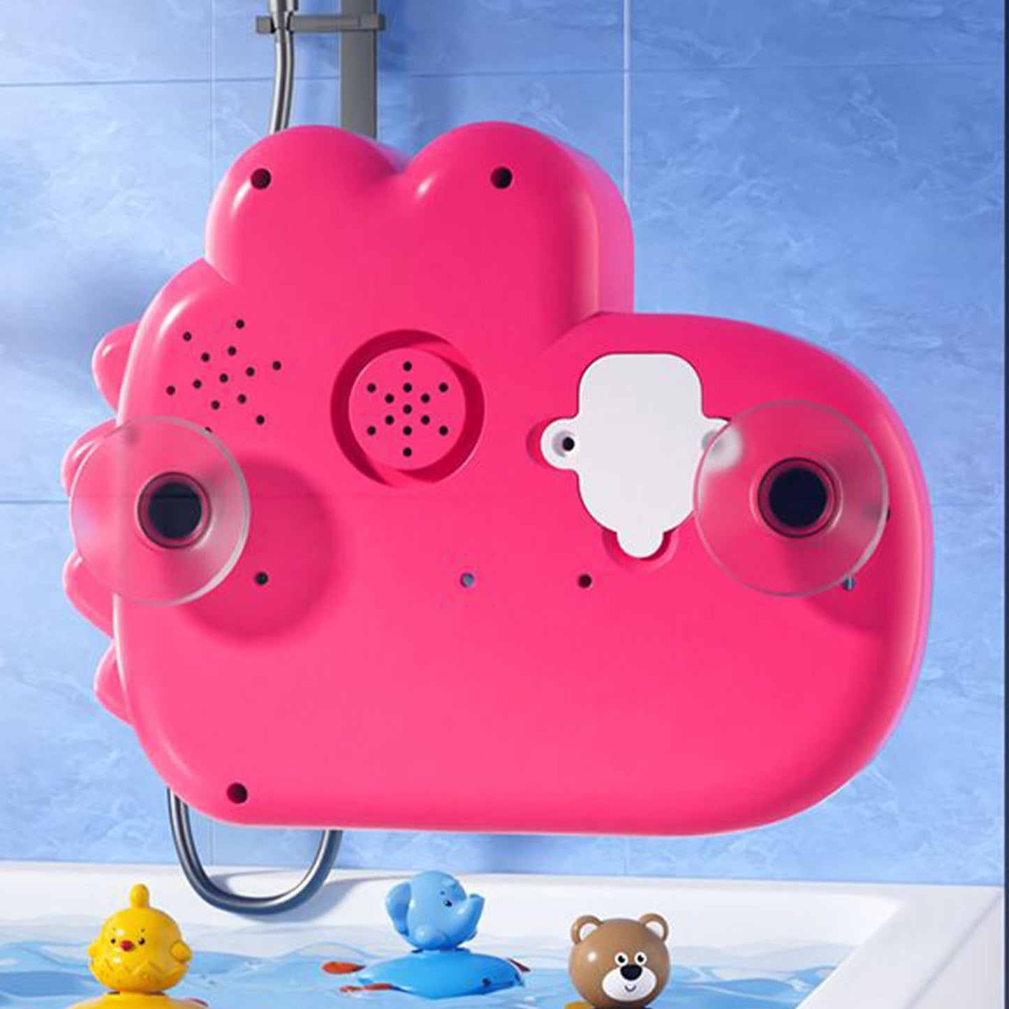 Bubble Maker for Bathtub - Widely Uses Bath Bubble Machine, Cute Frog Crocodile Toys | Convenient Installation Shower Fun, Birthday Easter Basket Stuffers Bathing Play Accessory