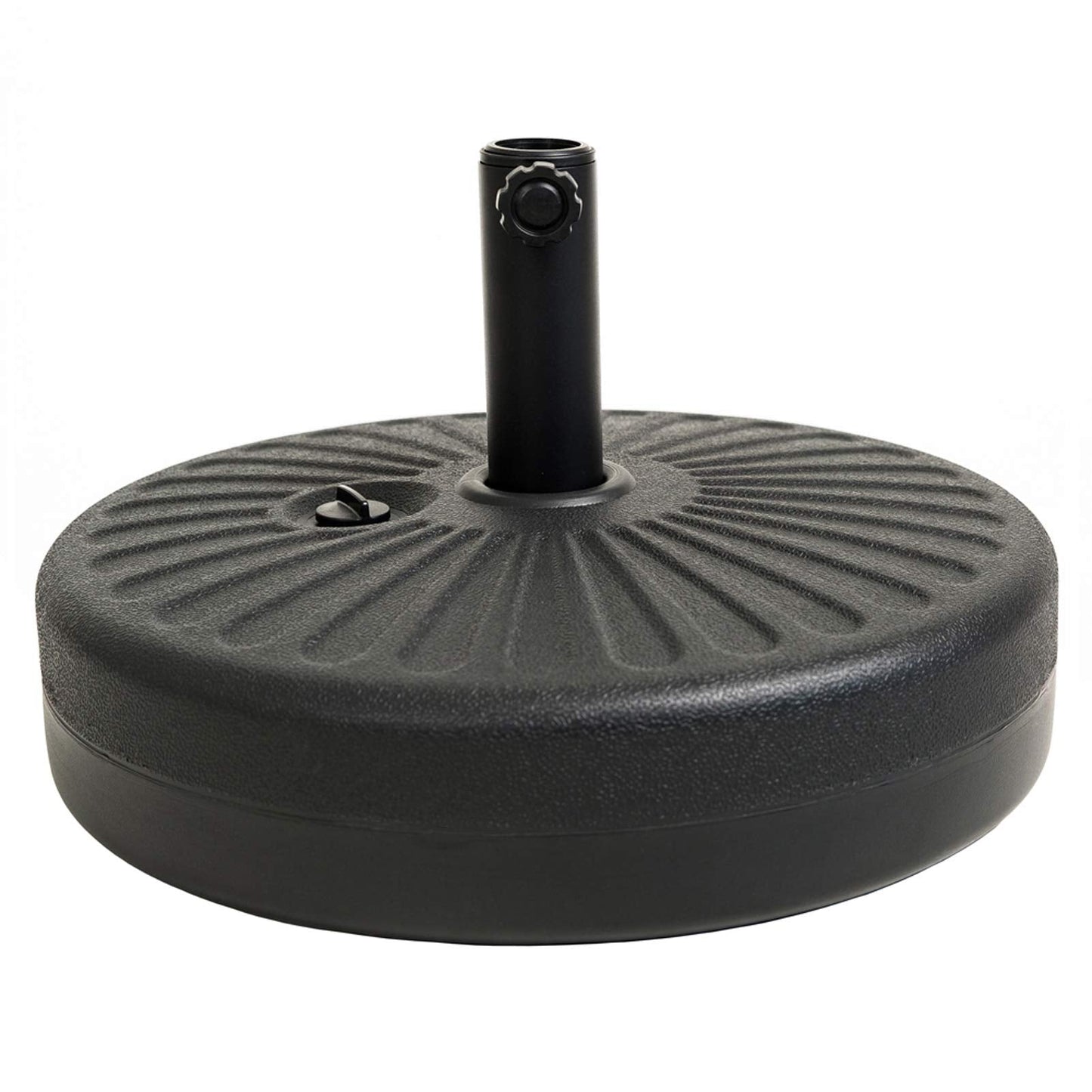 C-Hopetree 78 lb Heavy Duty Water Fillable Base Stand for Patio Outdoor Market Table Umbrella, Black