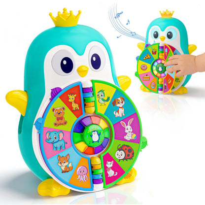 Toys for 1 Year Old Boy, Musical Penguin Learning Toy for Toddlers 1-3, Interactive Educational Toy with Lights & Sounds, First Birthday Gifts for 1 2 Year Old Boys Girls, Baby Toys 12-18 Months