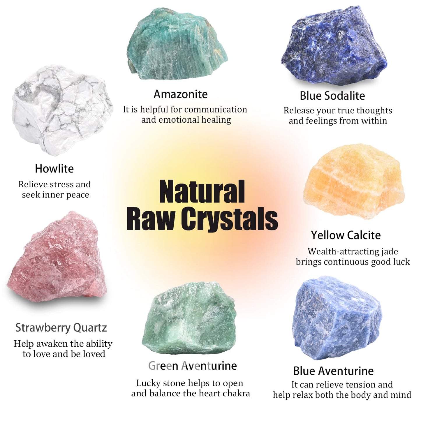 Orange Salt Raw Stones 1PC, Gemstones Raw Stones and Healing Crystals, Hand Carved Natural Pocket Raw Crystals for Decoration Tumbling, Garden, Home Decor(1.18"-1.97")