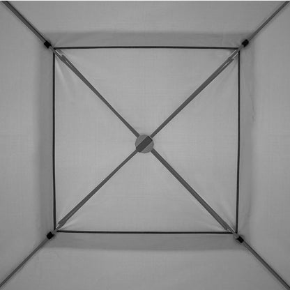 E-Z UP Patriot ONE-UP Technology Vented Shelter, 10' x 10', Steel Grey