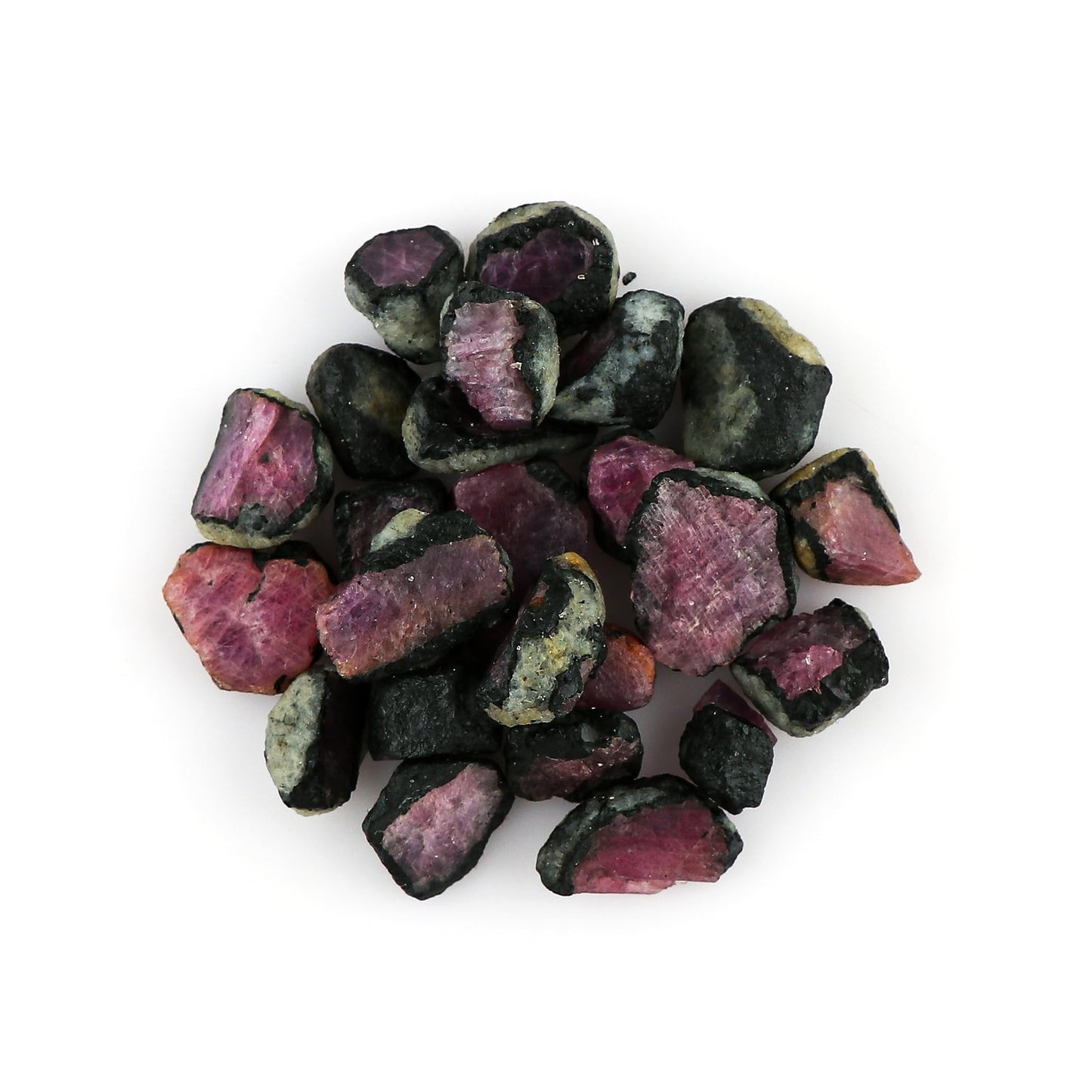 GEMKORA 50 carats Raw Ruby Zoisite Rough Slice Gemstone, Natural Crystals, Healing Stones, Wholesale Bulk Lot, Jewelry Making Supply, Stone, DIY Stones