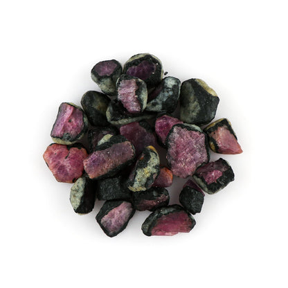 GEMKORA 50 carats Raw Ruby Zoisite Rough Slice Gemstone, Natural Crystals, Healing Stones, Wholesale Bulk Lot, Jewelry Making Supply, Stone, DIY Stones