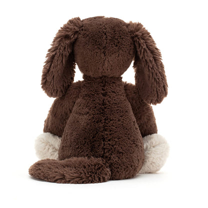 Jellycat Bashful Fudge Puppy Stuffed Animal, Medium 12” - Dogs & Puppies Plush Toy - Classic Children's Gift