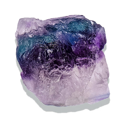 Apengshi 1.2-2'' Rainbow Fluorite Raw Stone Natural Crystal Healing Crystal and Stone Rough Rocks for Fountain Home Garden Decor Meditation