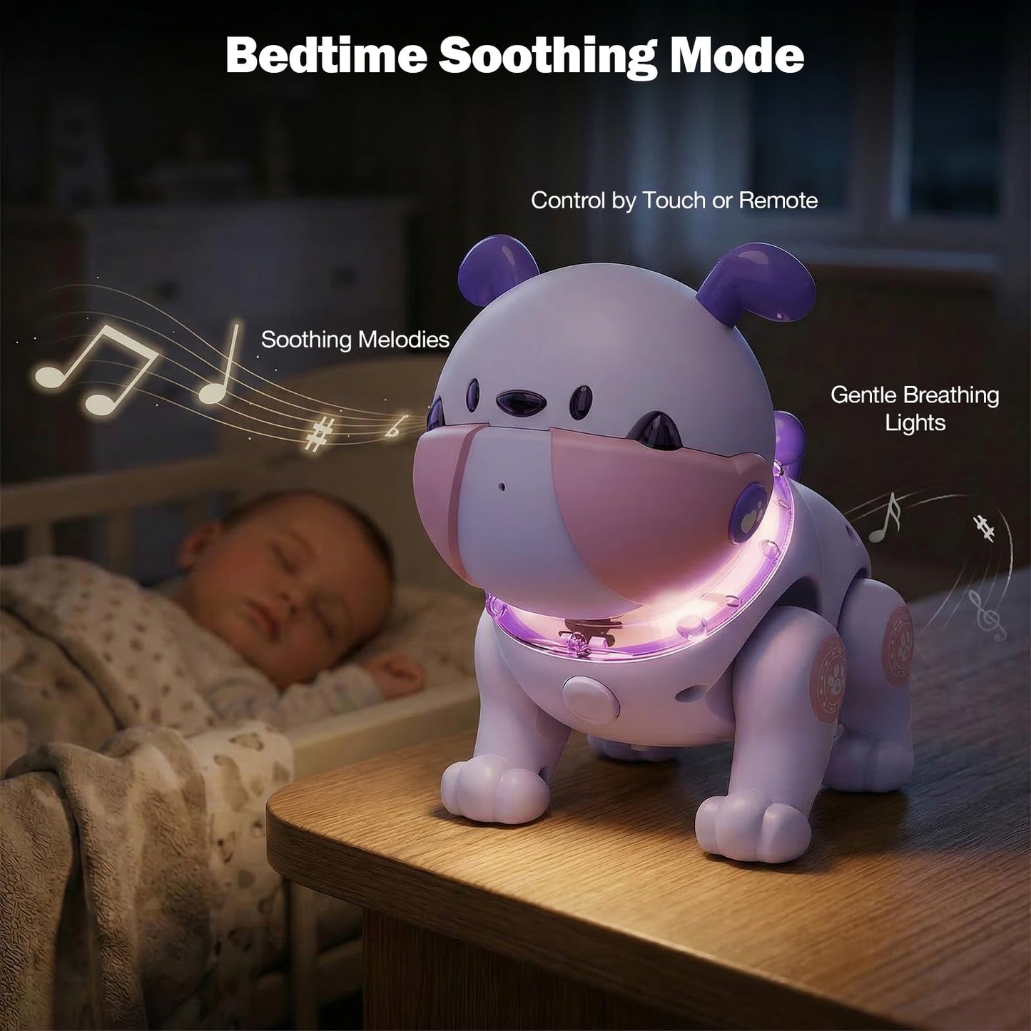 great dachong Baby Toys for 6-12 Months: Musical Crawling Dog Toy with Dancing, Recording & Lights, First Birthday Gift for Boys & Girls, Tummy Time Sensory Toy for Toddlers 1-3