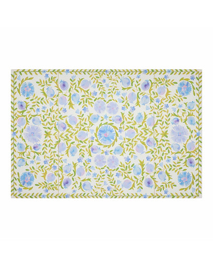 House of Noa Foldable Baby Tumbling Mat – Memory Foam Padded Foldable Kids Play Mat for Floor | Durable, Stylish, and Cushioned Design | 4'x6' | Suzette Bluebell
