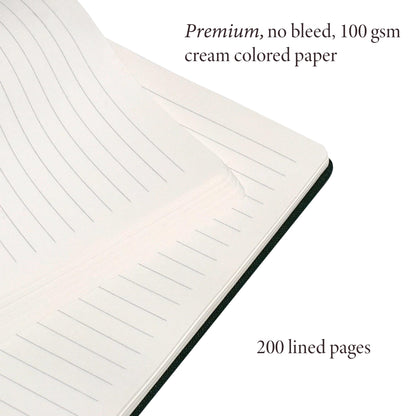 ANECDOTE. Lined Journal Notebook, 192 Pages, A5 size: 8.3" x 5.4", Thick 100 GSM Paper, Ruled, Hardcover. Journal for Women and Men, Perfect Notebook for School, Work and Travel (Mustard)