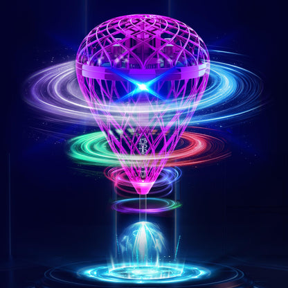 TrysGame 2025 Cosmic Globe,Hover Orb Toy with 3D Flips, Rechargeable Floating Spinner for 6 7 8 9 10 11 12 Years Old Boy&Girls Indoor/Outdoor (Purle)
