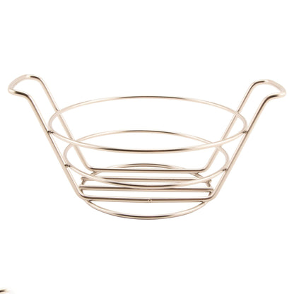 7" Stainless Steel Round Basket with Handles, Clipper Mill by GET 4-22784 (Qty,1)