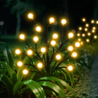 Laladeyek Solar Tree Shaped LED Lights Decorative Solar Lights for Garden Lawn Ornaments Outdoor Waterproof Charging Design Have 80 Lights Perfect for Garden Deals and Beautifying Outdoor Spaces