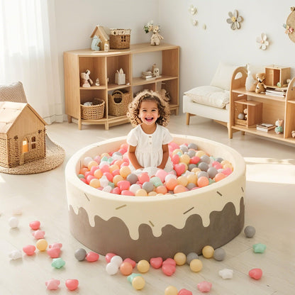 GOGOSO Ball Pit Balls,Plastics Balls for Ball Pit, Stars Hearts Shape for PastelBall for Toddlers Kids，6 Mix Colors, 1000pcs