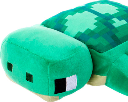 Mattel Minecraft Plush Turtle 12-inch Stuffed Animal Figure, Inspired by Video Game Character, Collectible Toy