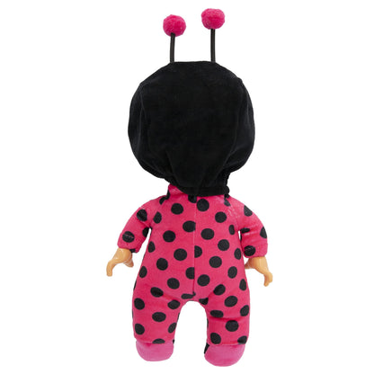 Cry Babies Tiny Cuddles Lady - 9 inch Baby Doll, Cries Real tears. Red and Black, Multicolor