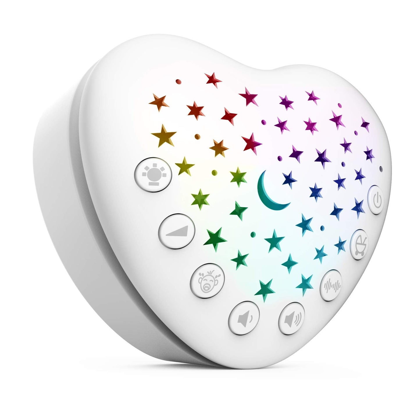 BEREST Baby Sleep Solutions Bundle: A13 White Noise Machine (15 Soothing Sounds, Cry Sensor) & Rechargeable Sleep Soother Bear (Mom's Heartbeat, Lullabies) with Night Light Projector for Nursery | Bab