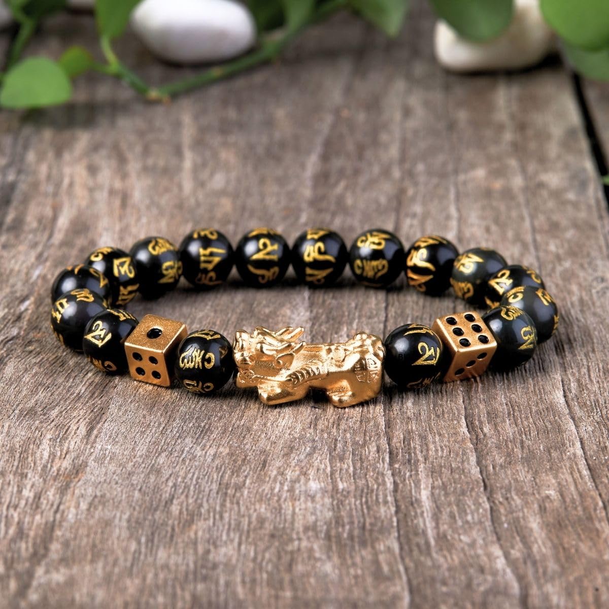 Buddha & Karma Debt Relief & Gambling Luck Pi Xiu/Pi Yao Bracelet – Feng Shui Lucky Charm for Wealth, Protection & Prosperity – Energy Healing Jewelry for Men & Women